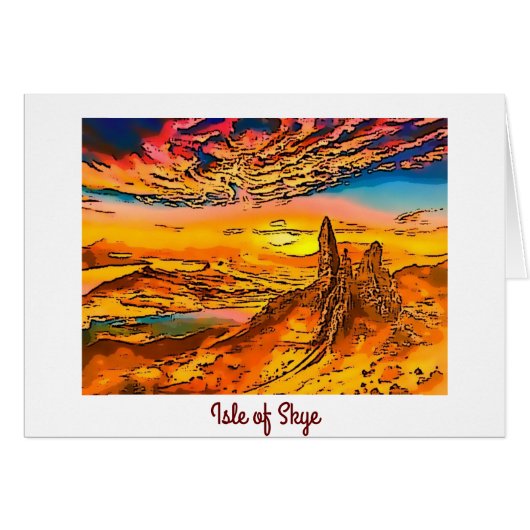 Skye old man of storr Scotland (Voorkant Horizontaal)