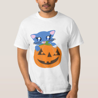 Skye Pumpkin Toon Kat Basic Shirt