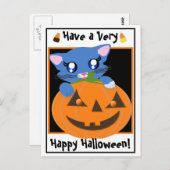 Skye PumpKin Toon Kitten Briefkaart (Voorkant / Achterkant)