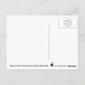 Skye PumpKin Toon Kitten Briefkaart (Achterkant)