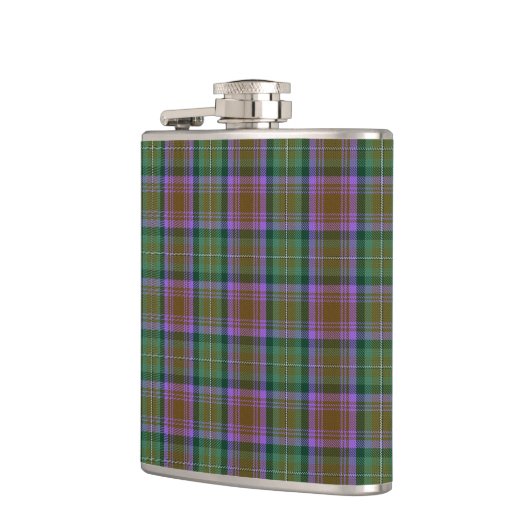 Skye Tartan Plaid Pattern Heupfles (Links)