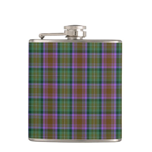 Skye Tartan Plaid Pattern Heupfles (Voorkant)