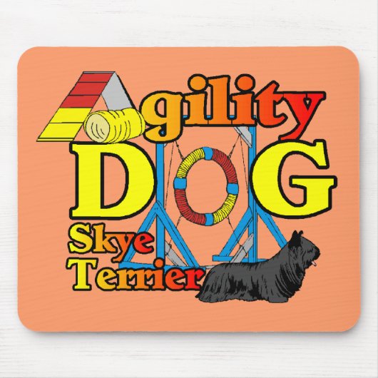 Skye_Terrier_Agility Muismat (Voorkant)