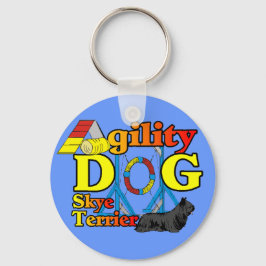 Skye_Terrier_Agility Sleutelhanger