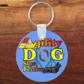 Skye_Terrier_Agility Sleutelhanger (Voorkant)