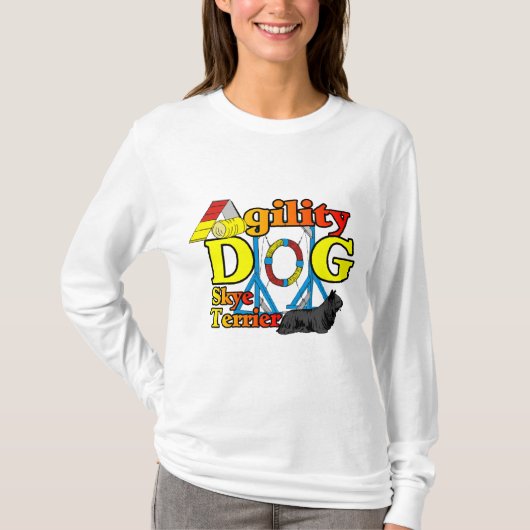 Skye_Terrier_Agility T-shirt (Voorkant)
