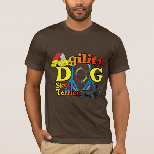 Skye_Terrier_Agility T-shirt (Voorkant)