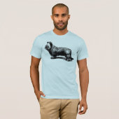 Skye Terrier art T-shirt (Voorkant volledig)