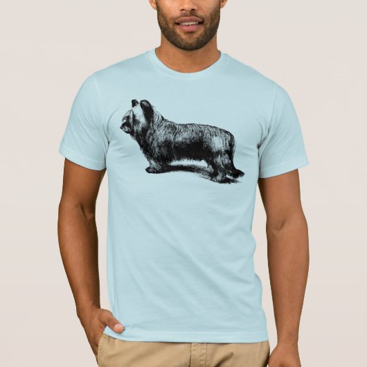 Skye Terrier art T-shirt (Voorkant)