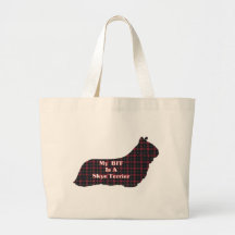 Skye Terrier BFF Canvas tas