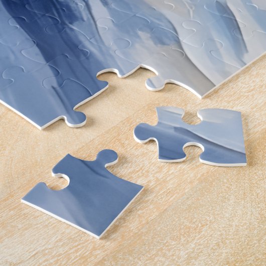 Skye Terrier Christmas Red Truck Holiday Legpuzzel (Zijkant)