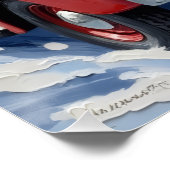 Skye Terrier Christmas Red Truck Holiday Perfect Poster (Hoek)