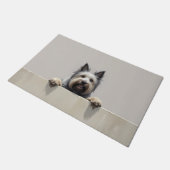 Skye Terrier deurmat Kunst (Schuin)