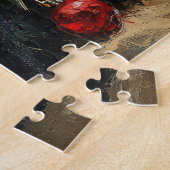 Skye Terrier Dog Christmas Beach Legpuzzel (Zijkant)