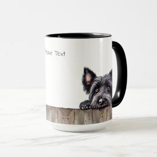 Skye Terrier Dog Mok (Voorkant rechts)