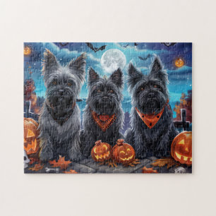 Skye Terrier Halloween Spoken Legpuzzel