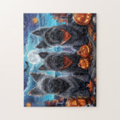 Skye Terrier Halloween Spoken  Legpuzzel (Verticaal)