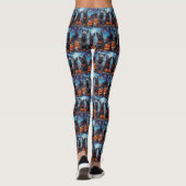 Skye Terrier Halloween Spokengeest Leggings (Achterkant)