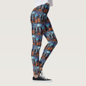 Skye Terrier Halloween Spokengeest Leggings (Rechts)