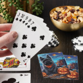 Skye Terrier Halloween Spokengeest Pokerkaarten (Insitu)