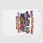 Skye Terrier Halloween Thanksgiving Christmas Clas Golfhanddoek