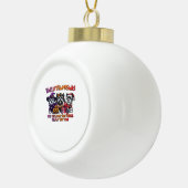 Skye Terrier Halloween Thanksgiving Christmas Clas Keramische Bal Ornament (Rechts)