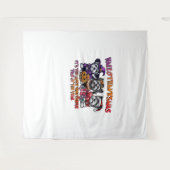 Skye Terrier Halloween Thanksgiving Christmas Clas Wandkleed (Voorkant (horizontaal))