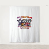 Skye Terrier Halloween Thanksgiving Christmas Clas Wandkleed (Voorkant)