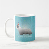 Skye Terrier Happy Birthday Design Koffiemok (Links)