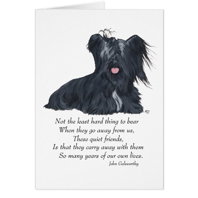 Skye Terrier-herinnering (Voorkant)