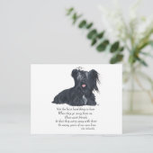 Skye Terrier Herinnering Briefkaart (Staand voorkant)