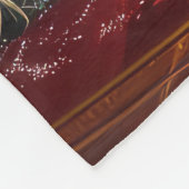 Skye Terrier Hond Kerstfeest Fleece Deken (Hoek)