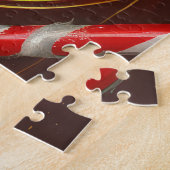 Skye Terrier Hond Kerstfeest Legpuzzel (Zijkant)