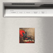 Skye Terrier Hond Kerstfeest Magneet (Insitu (Vaatwasser))