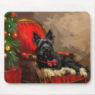 Skye Terrier Hond Kerstfeest Muismat