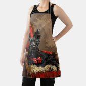 Skye Terrier Hond Kerstfeest Schort (Insitu)