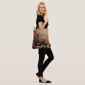 Skye Terrier Hond Kerstfeest Tote Bag (Op model)