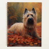Skye Terrier in Herfst laat Herfst inspireren Planner (Voorkant)