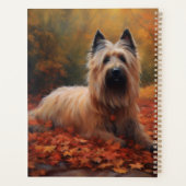 Skye Terrier in Herfst laat Herfst inspireren Planner (Achterkant)