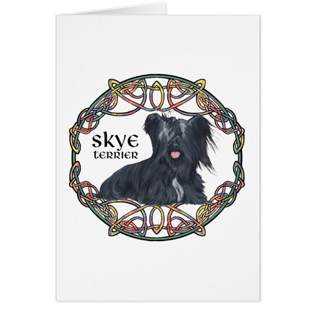 Skye Terrier in Keltisch knoopwerk - Buchanan Tart (Voorkant)