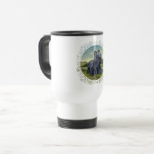 Skye Terrier in Landscape Travel Mug Reisbeker (Voorkant links)