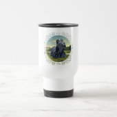 Skye Terrier in Landscape Travel Mug Reisbeker (Center)