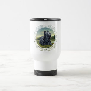 Skye Terrier in Landscape Travel Mug Reisbeker
