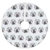 Skye Terrier Kerstkrans Feestelijke Pup Kerstboom Rok (Voorkant)