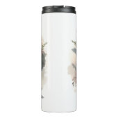 Skye Terrier Kerstkrans Feestelijke Pup Thermosbeker (Achterkant)