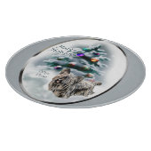 Skye Terrier Kerstmis Snijplank (Hoek)