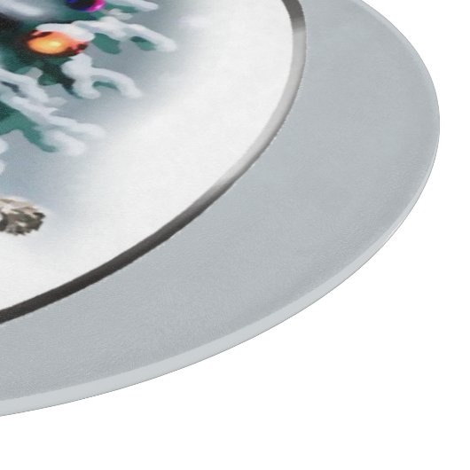 Skye Terrier Kerstmis Snijplank (Hoek)