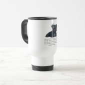 Skye Terrier MANNELIJKE Aandenken Reisbeker (Voorkant links)