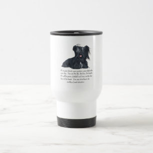 Skye Terrier MANNELIJKE Aandenken Reisbeker