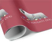Skye Terrier Merry-kerstontwerp Cadeaupapier (Rol Hoek)